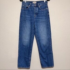 Madewell Low Slung Straight Jeans Size 25
